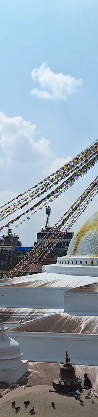 Der Boudhanath Stupa – gewaltig, ruhig und voller Energie!